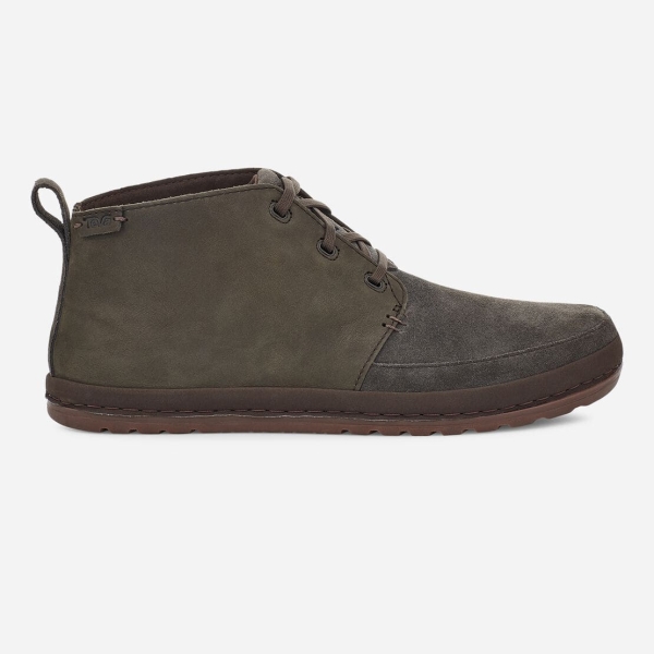 Hungary Teva Canyon Life Chukka - Férfi Tornacipő Olivazöld / Szürke - 314-MUEOY